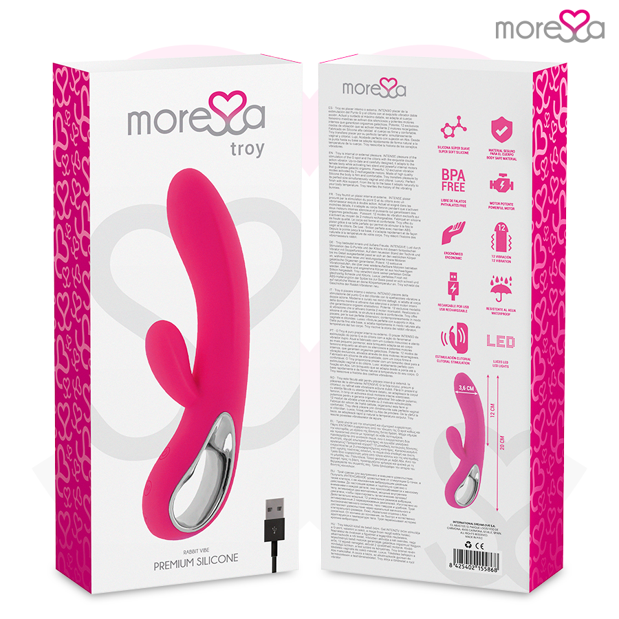MORESSA - TROY PREMIUM RECHARGEABLE SILICONE
