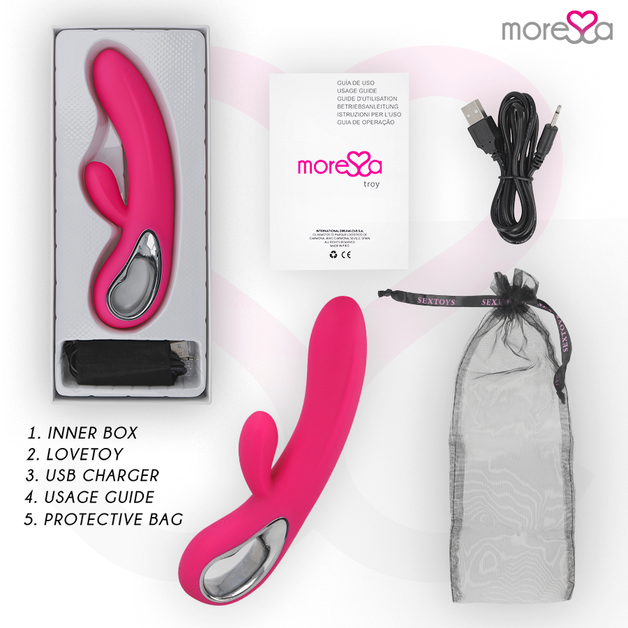 MORESSA - TROY PREMIUM SILICONE RECHARGEABLE - 6