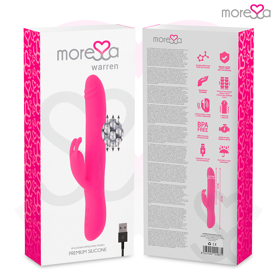 MORESSA - WARREN PREMIUM RECHARGEABLE SILICONE - 8