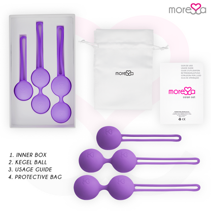 MORESSA - OSIAN PREMIUM SET IN LILAC SILICONE