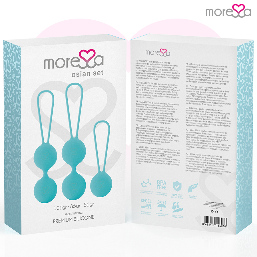 MORESSA - OSIAN PREMIUM SILICONE TURQUOISE SET