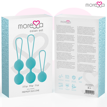 MORESSA - OSIAN PREMIUM SILICONE TURQUOISE SET