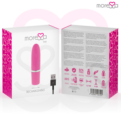 MORESSA - IVY VIBRATOR STIMULATOR TRAVEL PINK - 4