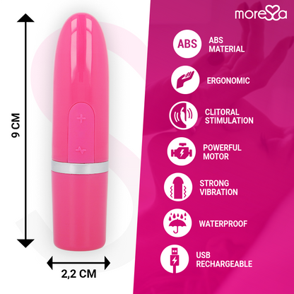MORESSA - IVY VIBRATOR STIMULATOR TRAVEL PINK - 7