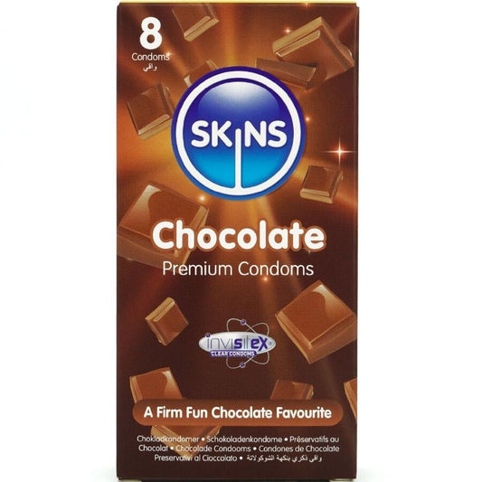 SKINS - PREMIUM CHOCOLATE CONDOMS 8-PACK