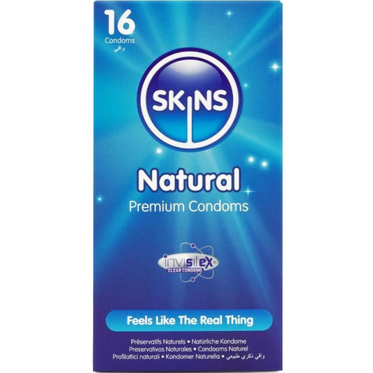 SKINS - PREMIUM NATURAL CONDOMS 16 PACK