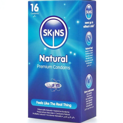 SKINS - PREMIUM NATURAL CONDOMS 16 PACK