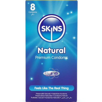 SKINS - PREMIUM NATURAL CONDOMS PACK OF 8