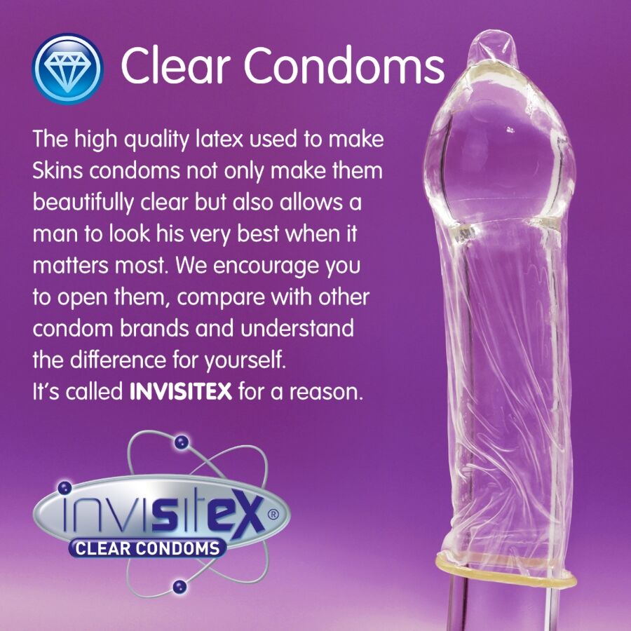 SKINS - EXTRA LARGE PREMIUM CONDOMS 4-PACK