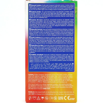 SKINS - PREMIUM MULTI-FLAVORED CONDOMS 8-PACK