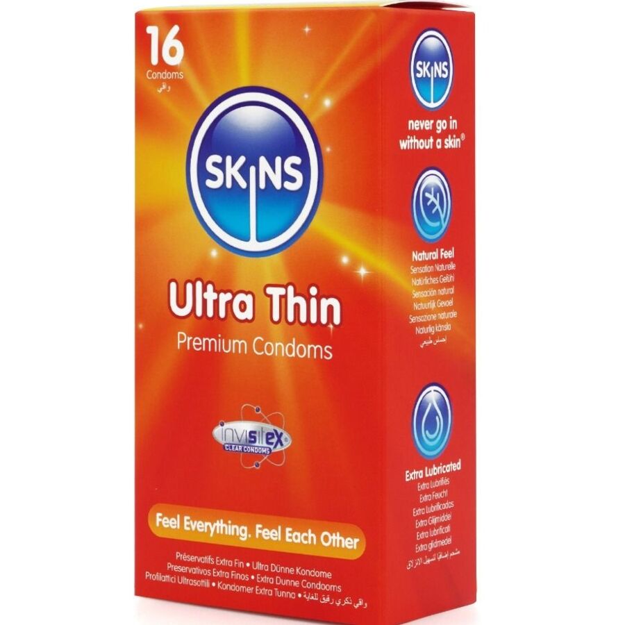 SKINS - PREMIUM ULTRA THIN CONDOMS 16 PACK