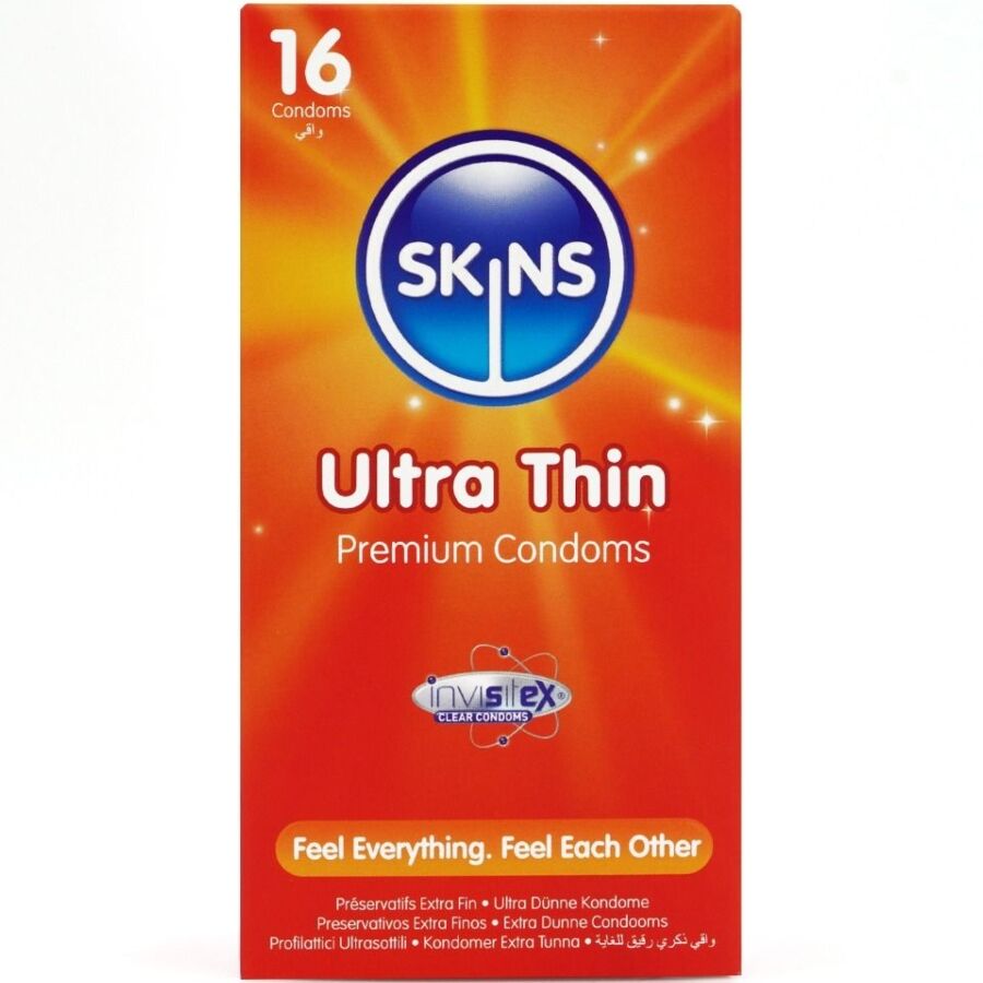SKINS - PREMIUM ULTRA THIN CONDOMS 16 PACK