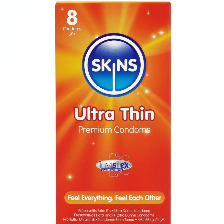 SKINS - PREMIUM ULTRA THIN CONDOMS 8-PACK