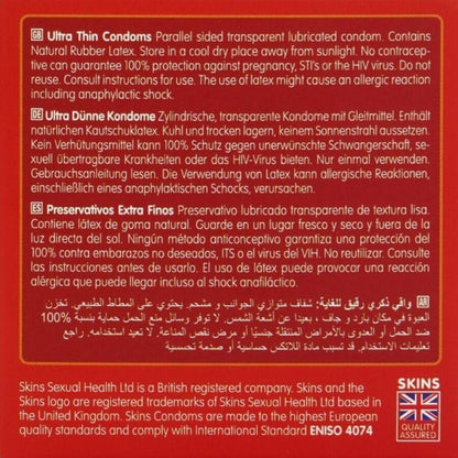 SKINS - PREMIUM ULTRA THIN CONDOMS 4-PACK