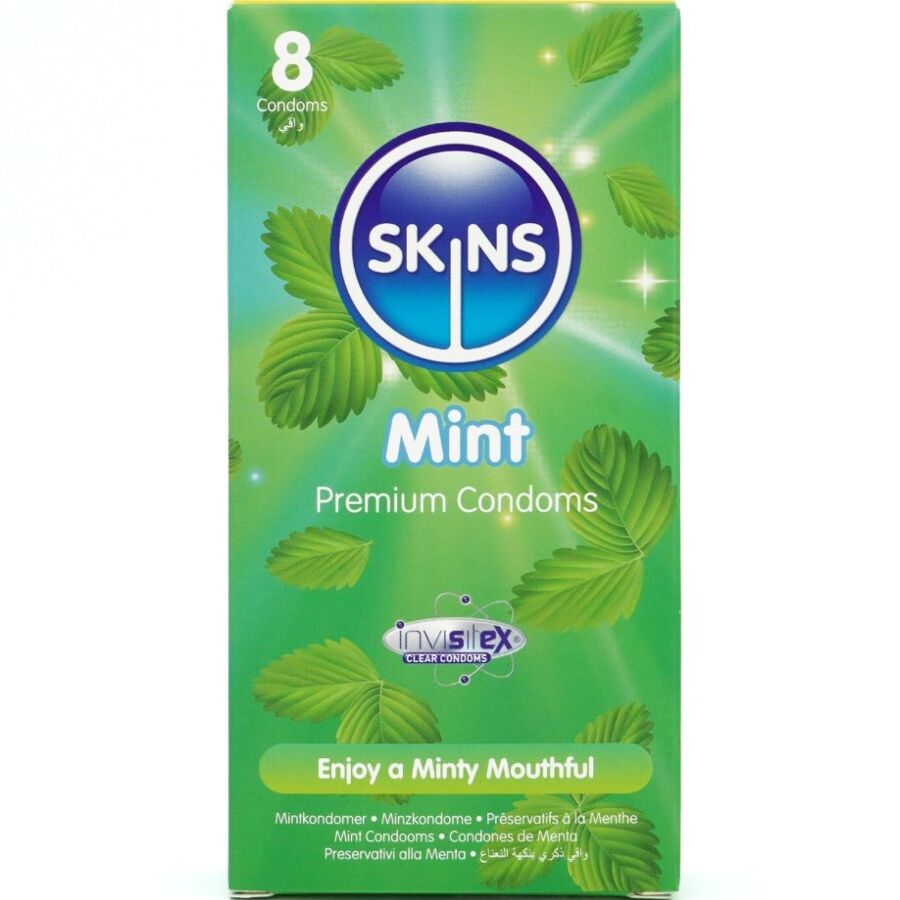 SKINS - PREMIUM MINT CONDOMS 8-PACK