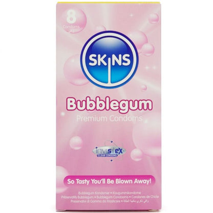 SKINS - BUBBLEGUM PREMIUM CONDOM 8-PACK