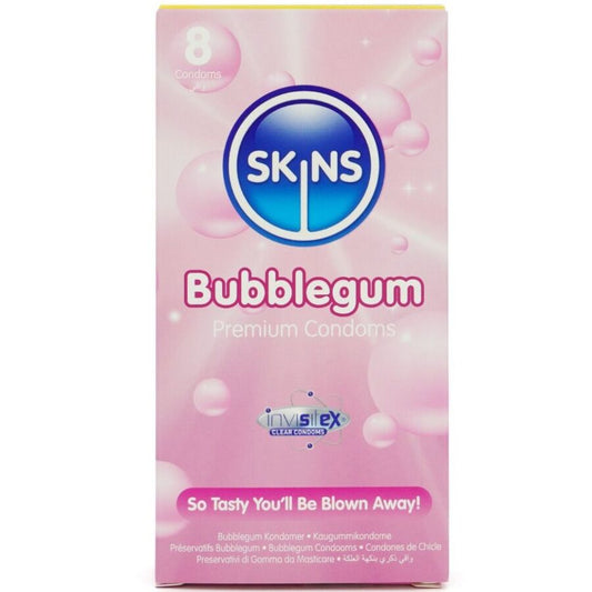 SKINS - BUBBLEGUM PREMIUM CONDOM 8-PACK