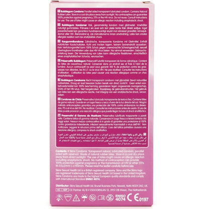 SKINS - BUBBLEGUM PREMIUM CONDOM 8-PACK