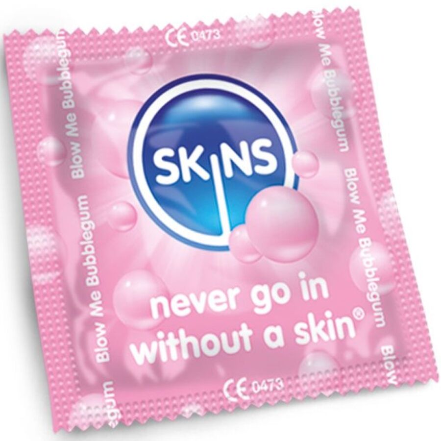SKINS - BUBBLEGUM PREMIUM CONDOM 4-PACK
