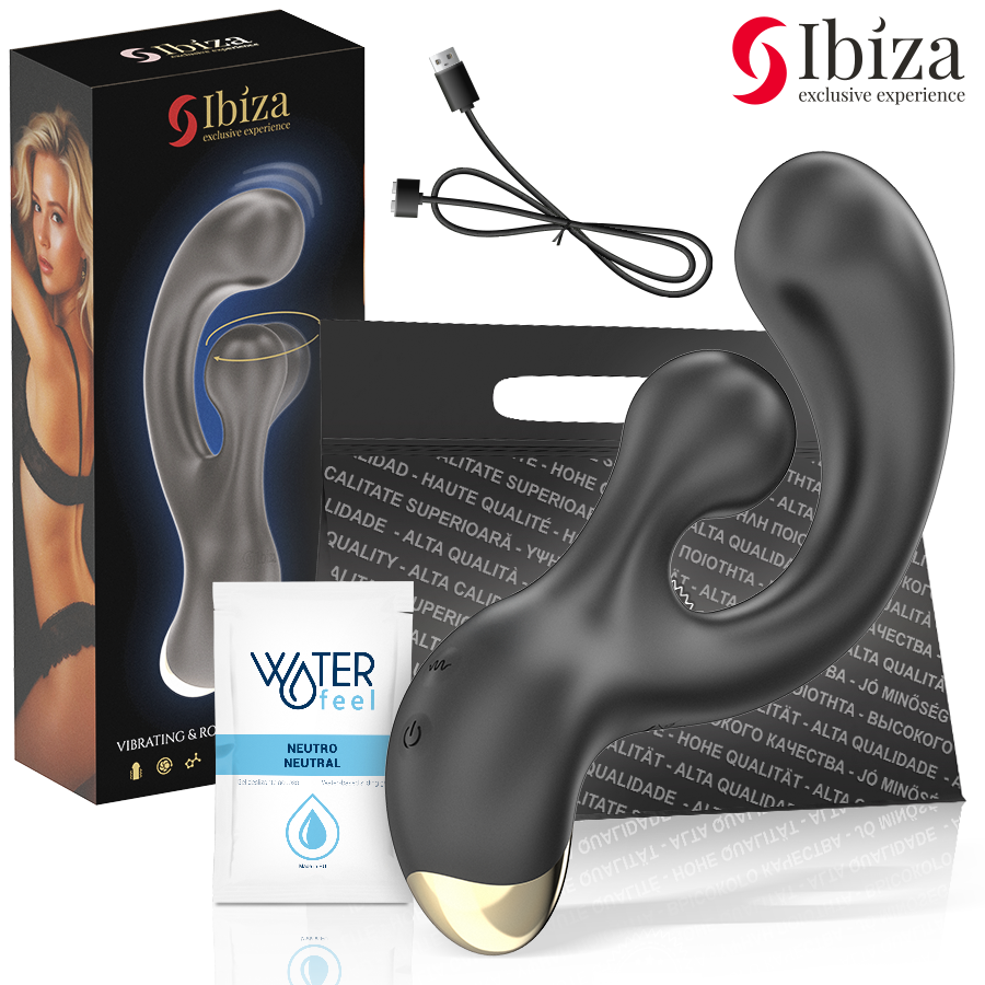IBIZA - STIMOLATORE VIBRANTE E ROTANTE