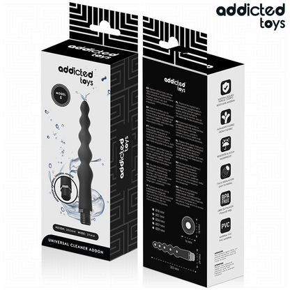 ADDICTED TOYS - PULITORE ANALE CON ADATTATORE UNIVERSALE MODELLO 5