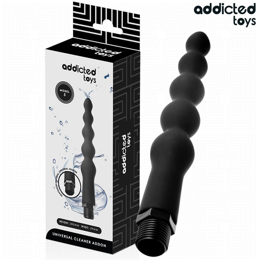 ADDICTED TOYS - PULITORE ANALE CON ADATTATORE UNIVERSALE MODELLO 5