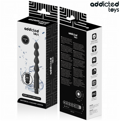 ADDICTED TOYS - PULITORE ANALE CON ADATTATORE UNIVERSALE MODELLO 6