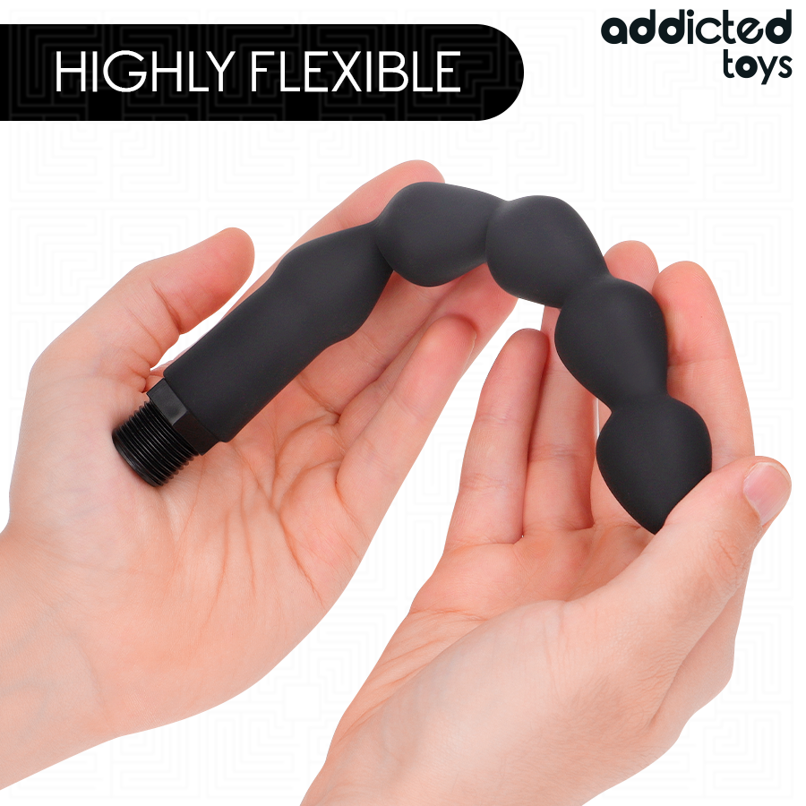 ADDICTED TOYS - PULITORE ANALE CON ADATTATORE UNIVERSALE MODELLO 6