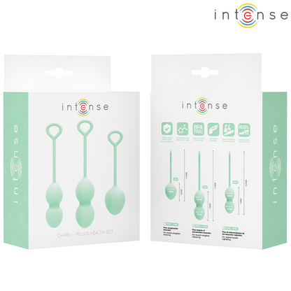 INTENSE - KEGEL BALLS KIT CHARLI LIGHT GREEN