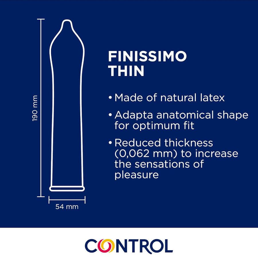 CONTROL - FINISMO SENSO CONDOMS 144 UNITS
