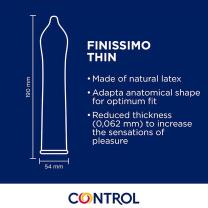 CONTROL - FINISMO SENSO CONDOMS 144 UNITS