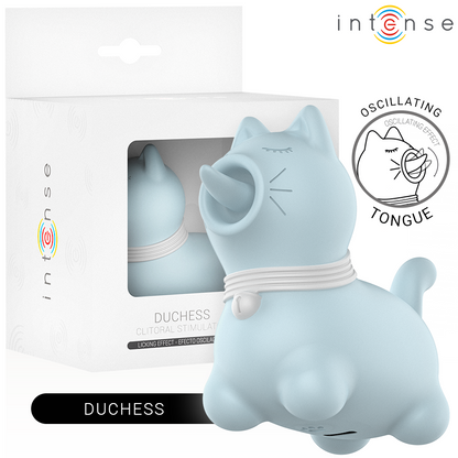 INTENSE - DUCHESS STIMULATOR WITH 360º ROTATING TONGUE BLUE