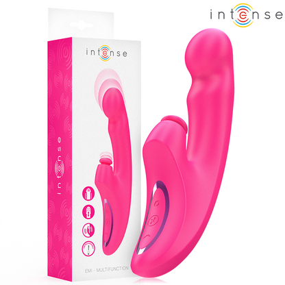 INTENSE - 13.5 CM MULTIFUNCTIONAL 3-IN-1 EMI VIBRATOR 10 VIBRATIONS PINK