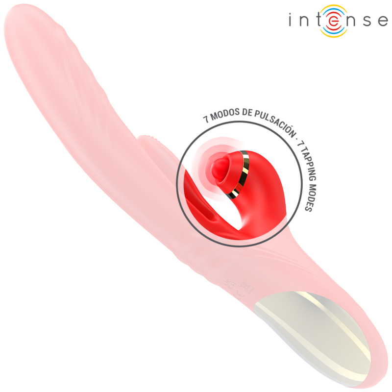 INTENSE - ROSALIA 3-IN-1 MULTIFUNCTIONAL VIBRATOR, RED