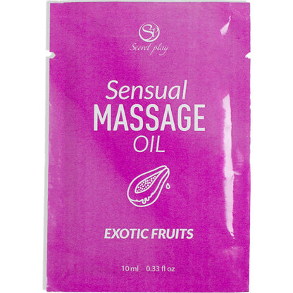 SECRETPLAY - SINGLE-DOSE MASSAGE OIL WITH EXOTIC FRUITS 10 ML