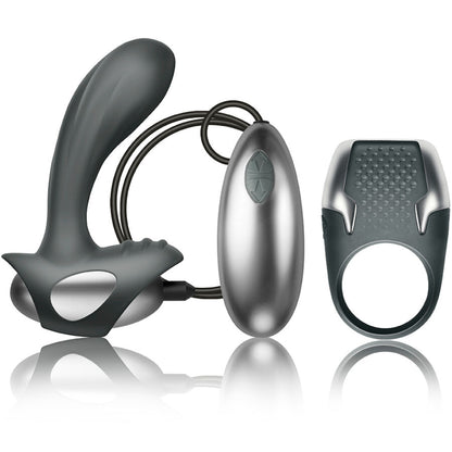 CLIMAXIMUM - EXCITE KIT COCK RING + PROSTATE MASSAGER WITH STRING