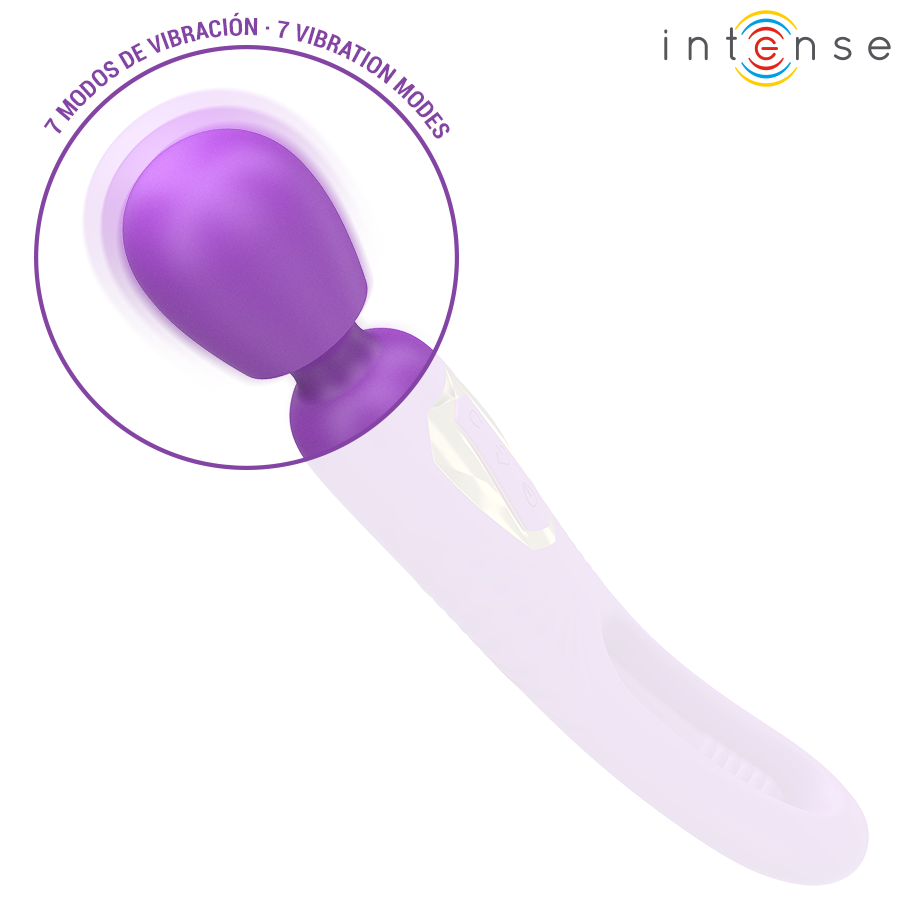 INTENSE - CHRISTY VIBRATING WAND WITH MOVABLE TONGUE