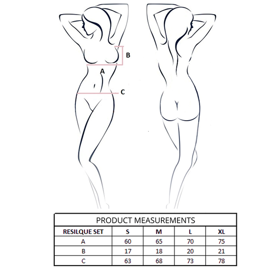 PASSION - RESILQUE REGGISENO + PERIZOMA ROSSO POMODORO S/M