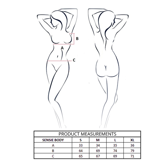 PASSION - SENSIE BODY BLU NAVY L/XL