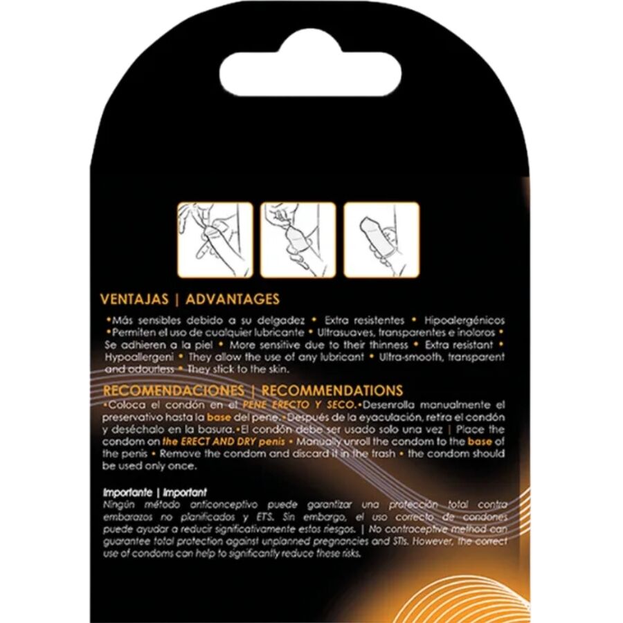 UNIQ - CLASSIC LATEX FREE CONDOM 3 UNITS