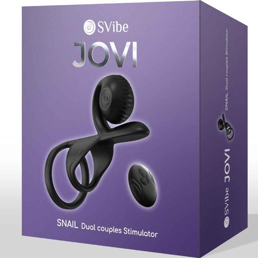 SNAIL VIBE - JOVI COUPLES RING TELECOMANDO NERO