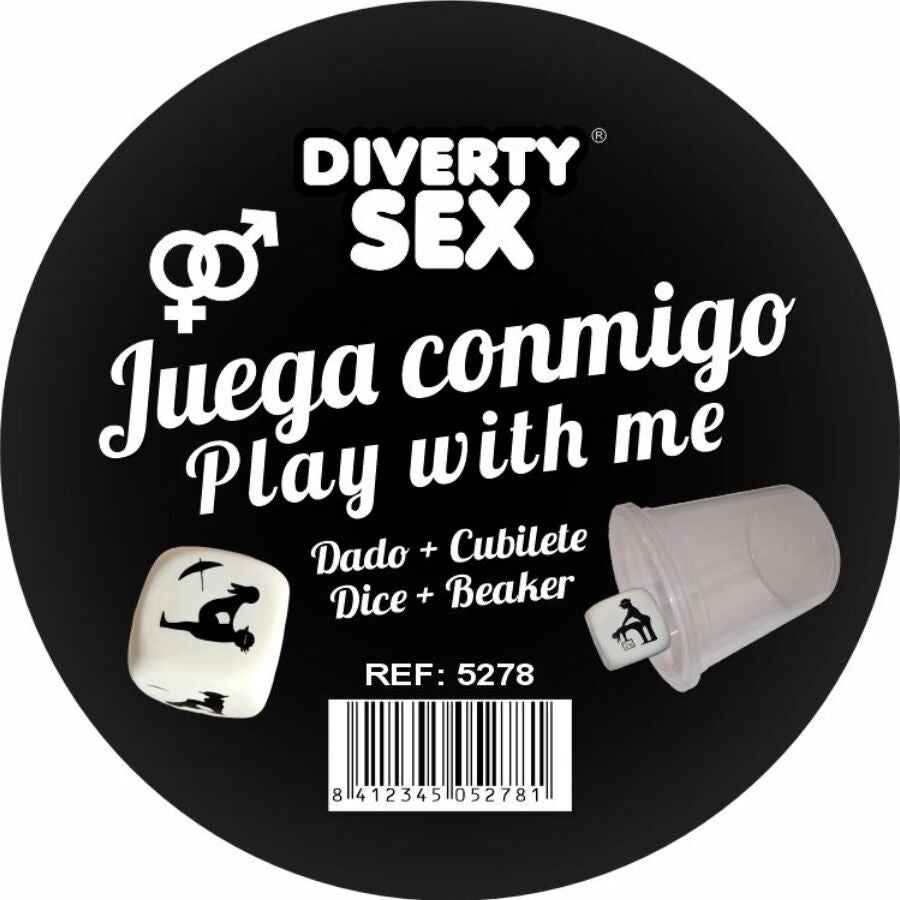 DIABLO PICANTE - DADI BIANCHI DURI CON POSIZIONI E CUBO