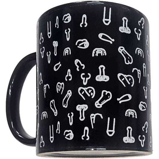 DIABLO PICANTE - TAZZA PENE NERA 370 ML