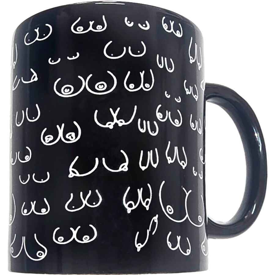 DIABLO PICANTE - TAZZA TETTE NERA 370 ML