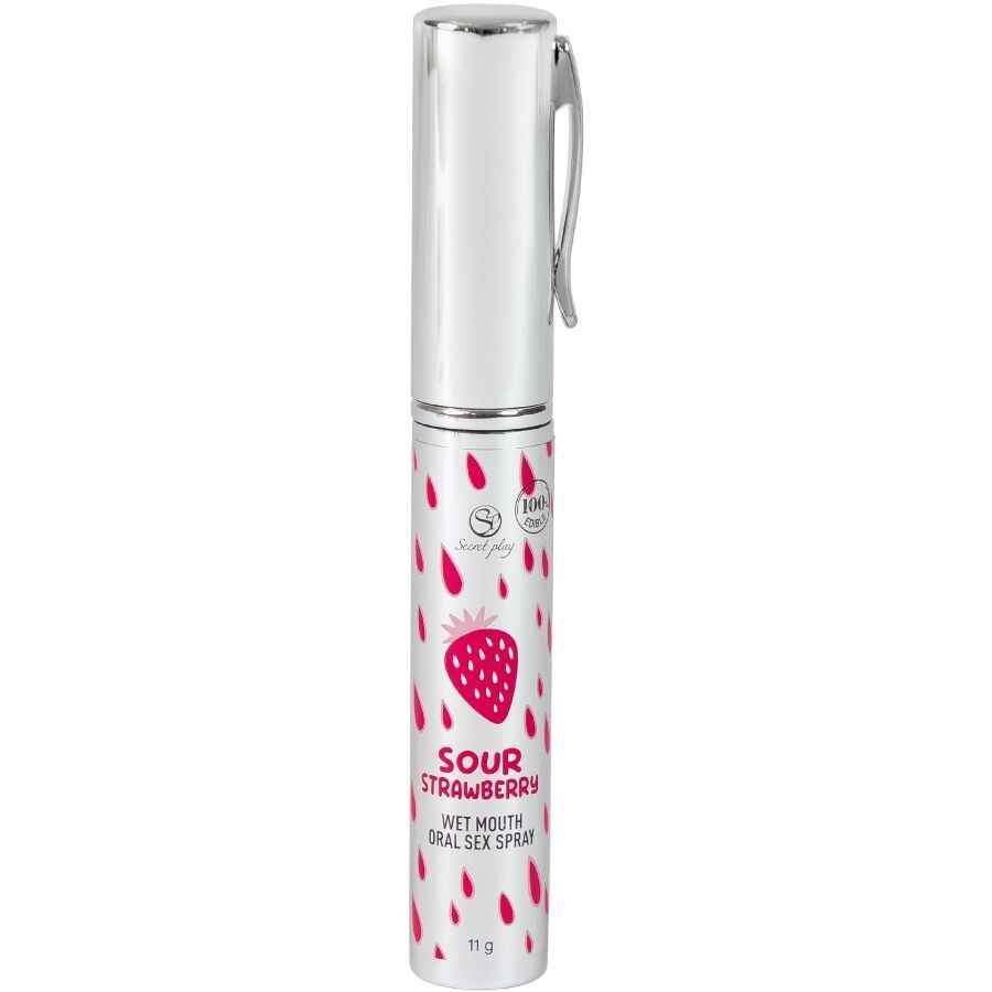 SECRETPLAY - SPRAY PER IL SESSO ORALE ALLA FRAGOLA ACIDA