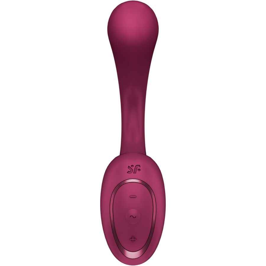 SATISFYER - G PER DEA 2 VIBRATORE CONIGLIO BOTTIGLIA BORDEAUX