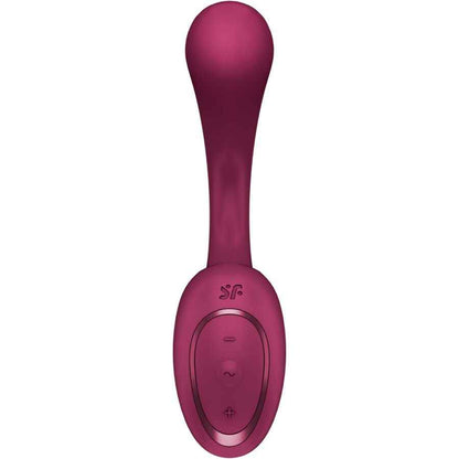 SATISFYER - G PER DEA 2 VIBRATORE CONIGLIO BOTTIGLIA BORDEAUX