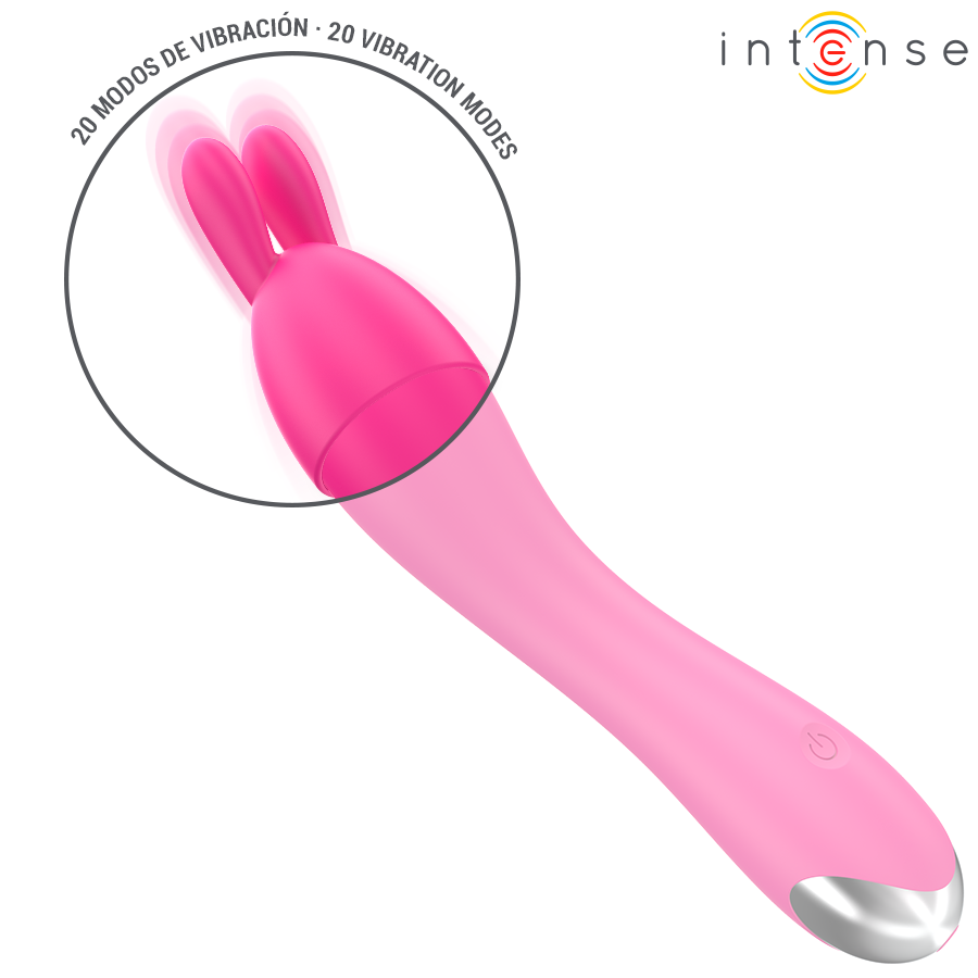 INTENSE - CHER VIBRATORE CON TESTINE INTERCAMBIABILI