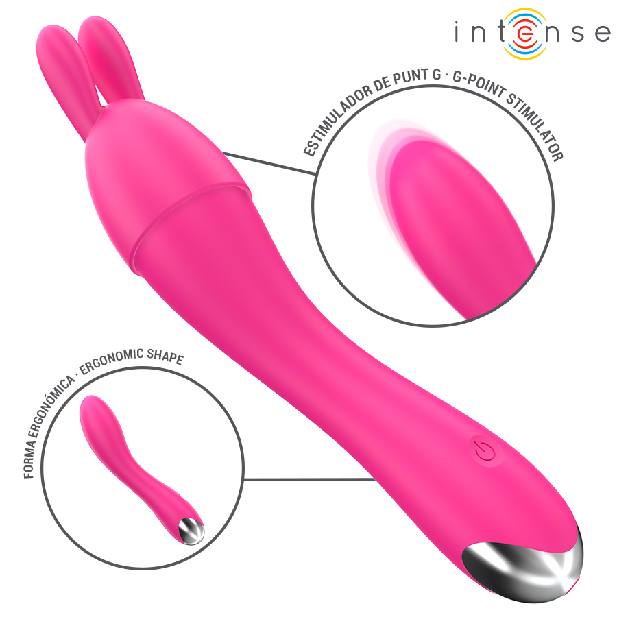 INTENSE - CHER VIBRATORE CON TESTINE INTERCAMBIABILI