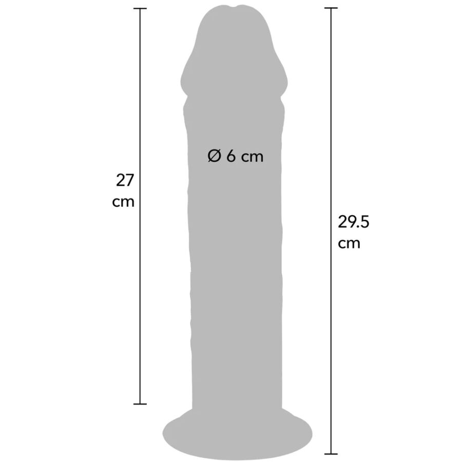 GET REAL - DONG DELUXE IN TPE A DOPPIA DENSITÀ 29,5 CM